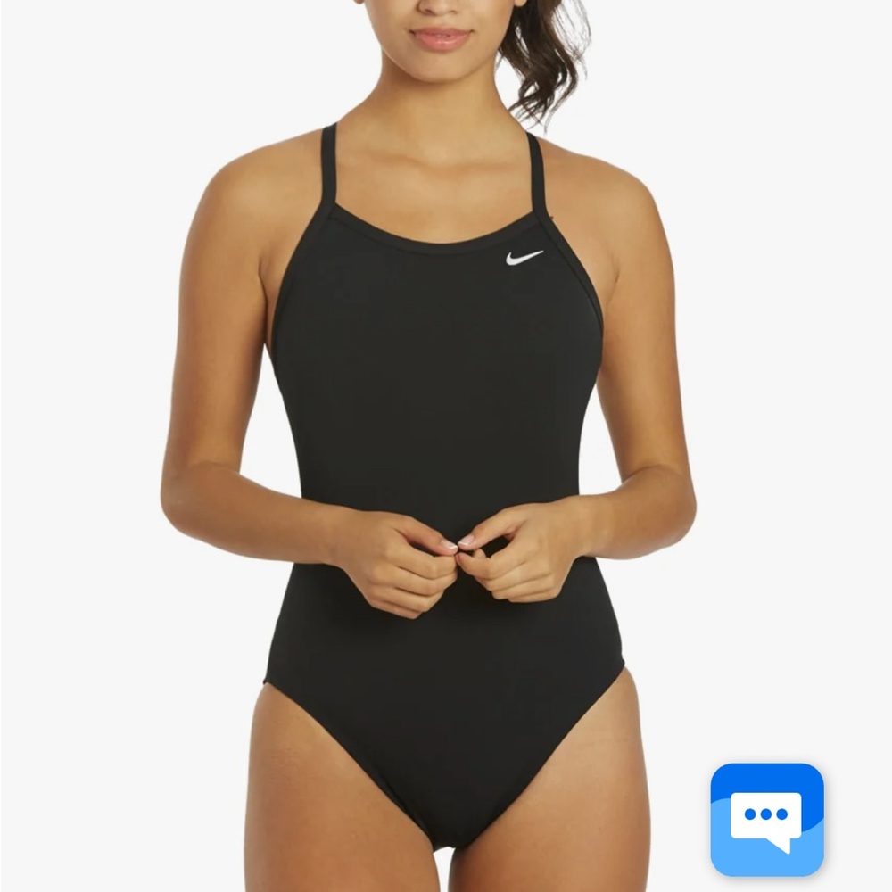 Nike Women's Black one piece Swimsuit. Size 6